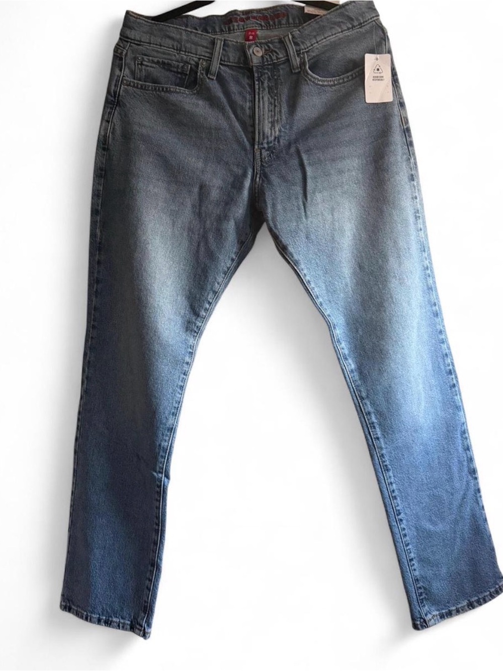 Lucky Brand Men's 410 Athletic Straight Jeans - Picture 2 of 5
